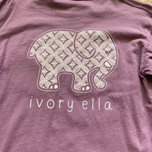 Purple ivory ella tee shirt!!